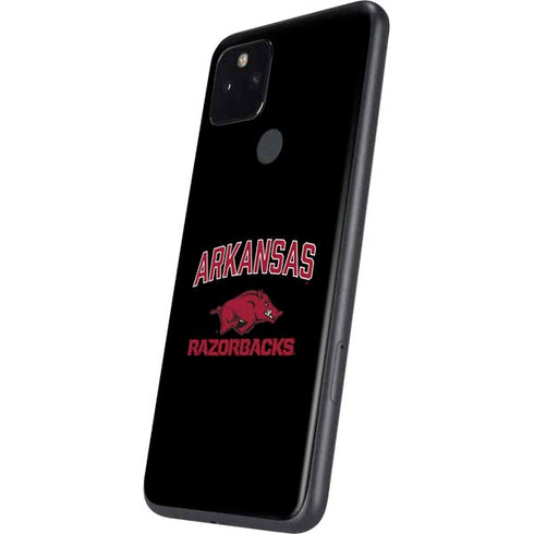 University of Arkansas-Fayetteville Razorbacks Black Google Pixel 5a Skin